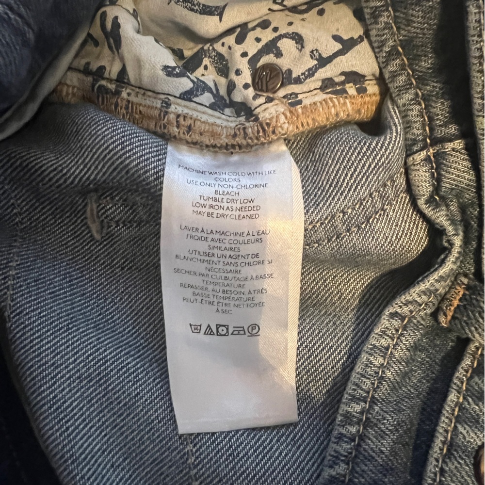 Free People Super Sweeper Wide Leg Jeans Size Medium - Picture 7 of 9